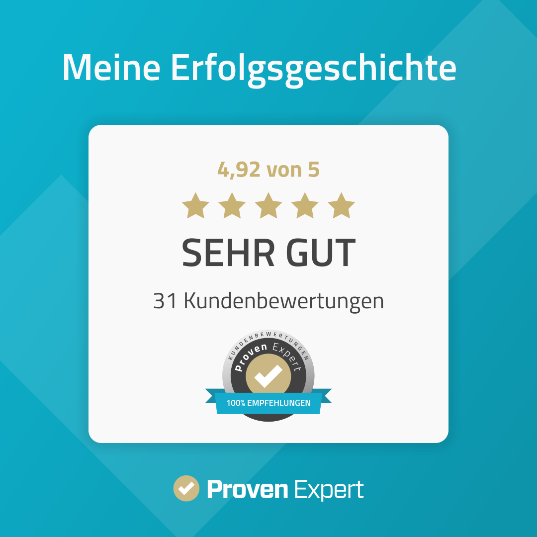 ProvenExpert: 4,92 von 5